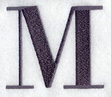 Bodoni Letter M (3 Inch)