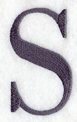 Bodoni Letter S (3 Inch)