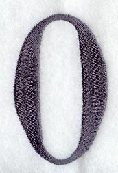 Bodoni Number 0 (3 Inch)