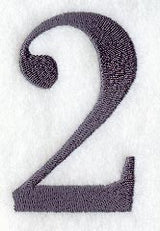 Bodoni Number 2 (3 Inch)