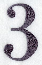 Bodoni Number 3 (3 Inch)