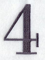 Bodoni Number 4 (3 Inch)