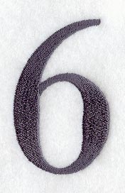 Bodoni Number 6 (3 Inch)