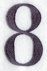 Bodoni Number 8 (3 Inch)
