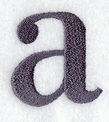 Bodoni Lower Case Letter a (3 Inch)