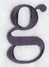 Bodoni Lower Case Letter g (3 Inch)
