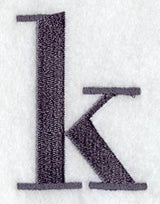 Bodoni Lower Case Letter k (3 Inch)
