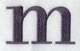 Bodoni Lower Case Letter m (3 Inch)