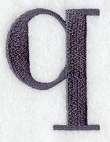 Bodoni Lower Case Letter q (3 Inch)