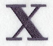 Bodoni Lower Case Letter x (3 Inch)