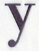 Bodoni Lower Case Letter y (3 Inch)