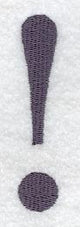 Bodoni Exclamation Point (3 Inch)