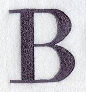 Bodoni Letter B (3 Inch)