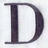 Bodoni Letter D (3 Inch)