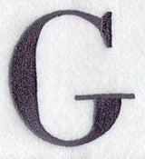Bodoni Letter G (3 Inch)