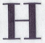 Bodoni Letter H (3 Inch)