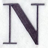 Bodoni Letter N (3 Inch)