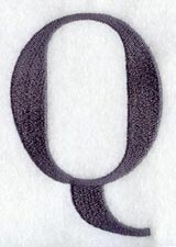 Bodoni Letter Q (3 Inch)