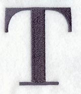 Bodoni Letter T (3 Inch)