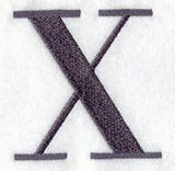 Bodoni Letter X (3 Inch)