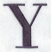 Bodoni Letter Y (3 Inch)