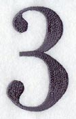 Bodoni Number 3 (3 Inch)