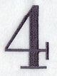 Bodoni Number 4 (3 Inch)