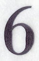 Bodoni Number 6 (3 Inch)