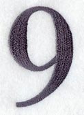 Bodoni Number 9 (3 Inch)