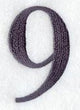 Bodoni Number 9 (3 Inch)