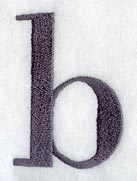 Bodoni Lower Case Letter b (3 Inch)