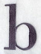 Bodoni Lower Case Letter b (3 Inch)