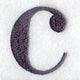 Bodoni Lower Case Letter c (3 Inch)