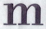 Bodoni Lower Case Letter m (3 Inch)