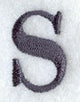 Bodoni Lower Case Letter s (3 Inch)