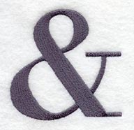 Bodoni Ampersand (3 Inch)
