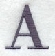 Bodoni Letter A (3 Inch)