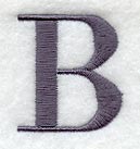 Bodoni Letter B (3 Inch)