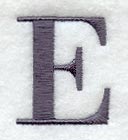 Bodoni Letter E (3 Inch)