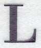 Bodoni Letter L (3 Inch)