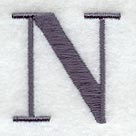 Bodoni Letter N (3 Inch)