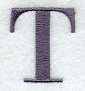 Bodoni Letter T (3 Inch)