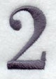 Bodoni Number 2 (3 Inch)