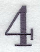 Bodoni Number 4 (3 Inch)