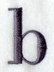 Bodoni Lower Case Letter b (3 Inch)