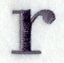 Bodoni Lower Case Letter r (3 Inch)
