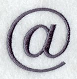 Bodoni At Sign (3 Inch)