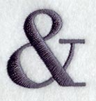 Bodoni Ampersand (3 Inch)