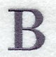 Bodoni Letter B (3 Inch)