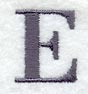 Bodoni Letter E (3 Inch)
